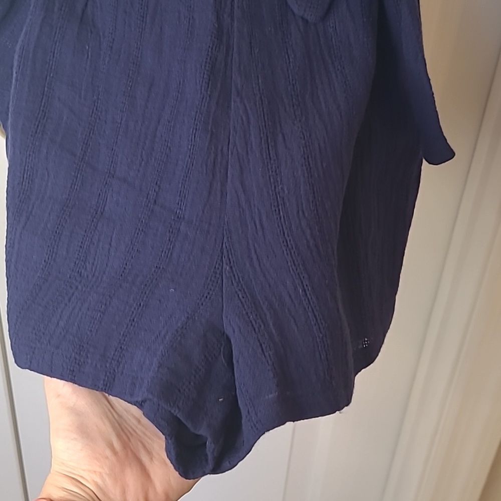 Altar'd State Navy Mini Romper - Picture 3 of 6